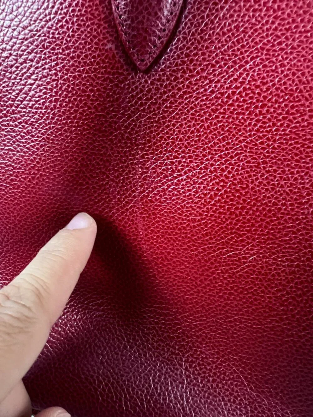 Vintage Coach Madison Bristol 4412 Satchel Garnet Red